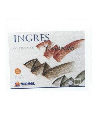 BLOC INGRES CONTRASTES 90 GR. BLANCO 24 X 32 CM.