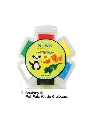 SCULPEY III PARA NIÃ‘OS PET PALS KIT DE 6 PIEZAS