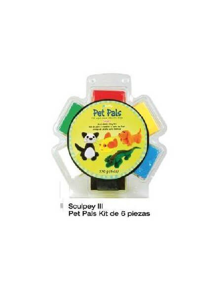 SCULPEY III PARA NIÃ‘OS PET PALS KIT DE 6 PIEZAS