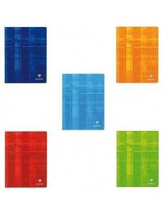 CUADERNO GRAPADO CLAIREFONTAINE 24X32 DE 48 HOJAS SEYES FRANCES