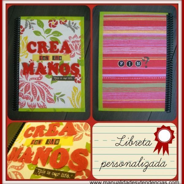 Vuelta al cole, decora tus cuadernos con scrapbook