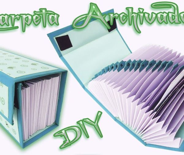 Crea tu propia carpeta organizadora con scrapbook 